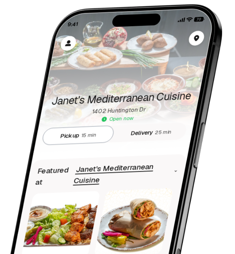 Janet's Mediterranean Cuisine app preview