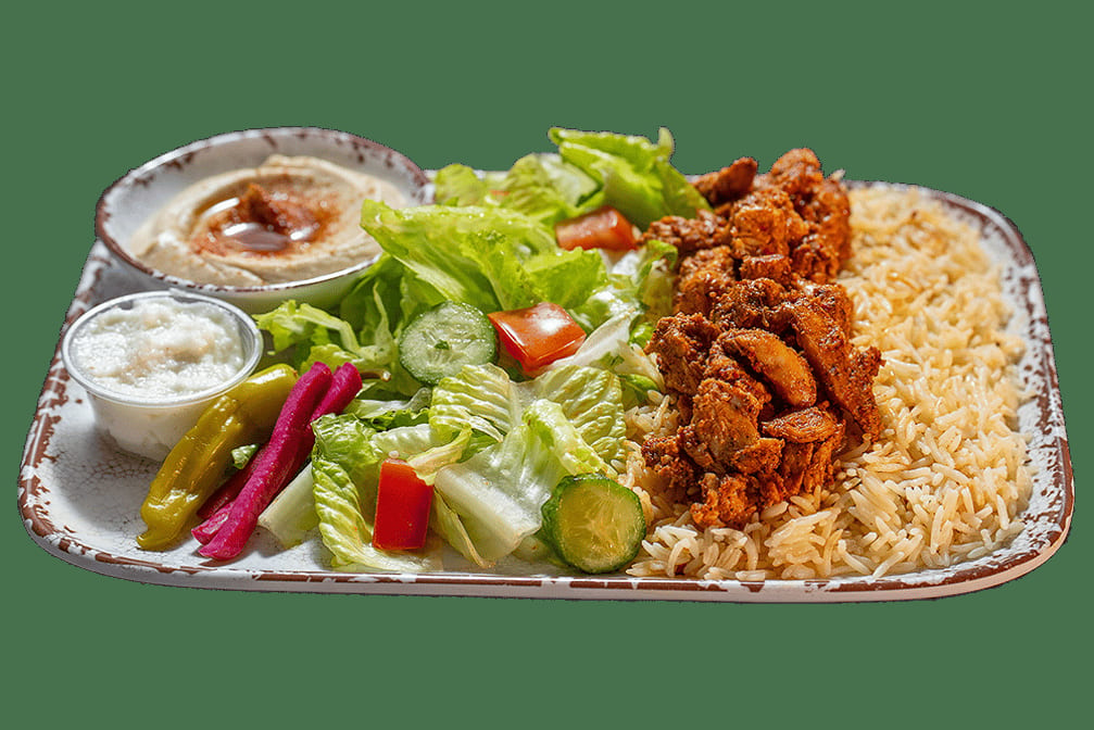 Chicken Shawarma Plate.