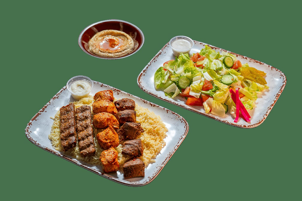 Combo for Two Kebab Plate.